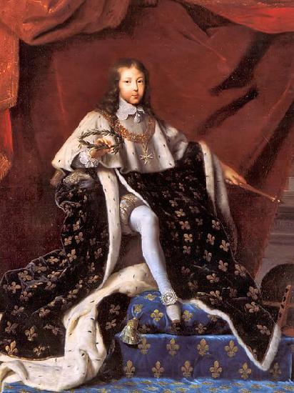 Henri Testelin Portrait of Louis XIV, only ten years old, but already king of France